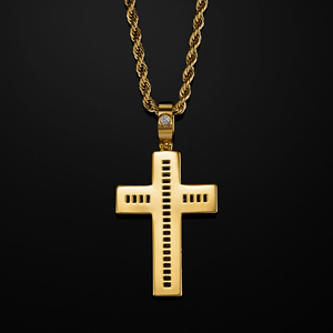 Pendentif personnalisé en alliage plaqué or avec diamants glacés, style hip-hop - Product Image 3