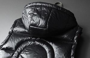 Chaqueta Acolchada con Capucha de Forro Polar Lavado Transpirable de Invierno con Logotipo Personalizado de Alta Calidad para Hombre y Mujer, Ropa Exterior Ligera con Bolsillos Delanteros - Product Image 3