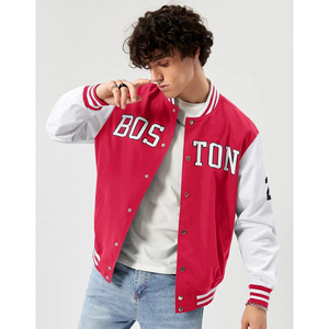 Vestes Letterman universitaire en cuir et en laine pour hommes vintage personnalisés Fabricant OEM ODM de haute qualité - Product Image 1