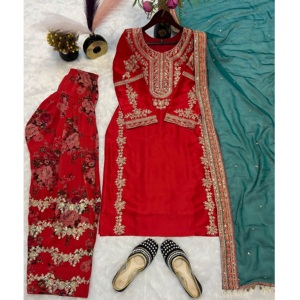 Farshi Salwar Kameez pakistanais de haute qualité avec Dupatta pour femmes Morden Look disponible à des prix de gros au meilleur prix - Product Image 1