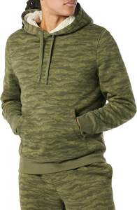 Col haut pull à capuche hommes sweat chaud avec poches latérales personnalisé coton polaire mode urbaine épais hiver à capuche - Product Image 4