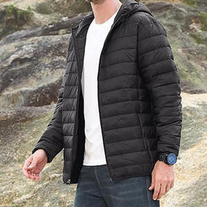 Vente en gros de vestes coupe-vent grande taille pour hommes, veste à bulles en polyester, veste bouffante en tissu, fabriquée par robe de sport - Product Image 6