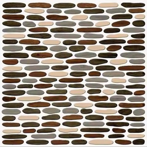 Serie Punch, azulejos de estacionamiento de porcelana en relieve baratos, diseño esmaltado para exteriores de 300x300mm - Product Image 2