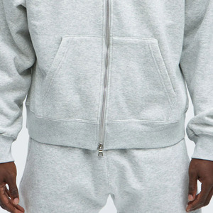 Sweat à capuche zippé pour hommes Design personnalisé Veste à capuche en polaire de haute qualité/Sweat-shirt de sport décontracté confortable, respirant et durable - Product Image 6