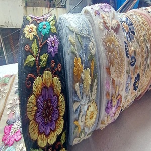ผ้าลูกไม้ปักสวยงามสำหรับชุดเดรสและเสื้อผ้าดีไซน์แฟชั่น - Product Image 6