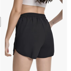 Pantalones Cortos Deportivos de Verano para Mujer, Pantalones Cortos Casuales de Algodón, Dobladillo Curvo, Cordón Ajustable, Pantalones Cortos Deportivos de Jersey con Bolsillos, Nuevo - Product Image 1