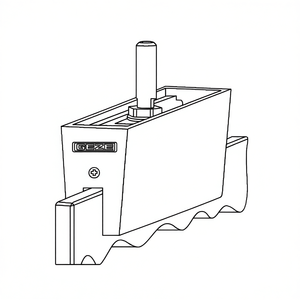 GEZE Glass Clamping Plate EV1 for <b>Blinds</b> Shades & Shutters up to 140 kg - Product Image 3
