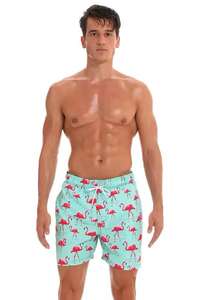 Shorts pour hommes en tricot respirant et écologique à taille mi-haute |   Shorts cargo en toile à séchage rapide avec cordon de serrage pour l'été - Product Image 5