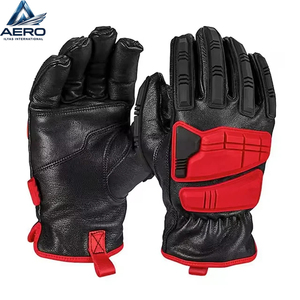 Guantes de Impacto Personalizados de Cuero Sintético de Alta Calidad, Protección para las Manos con Inyección de TPR, Antiestáticos, Resistentes a Impactos y Perforaciones - Product Image 1