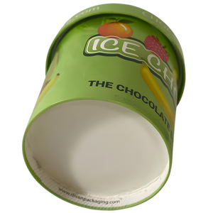 Tazón para Servir Helado y Fruta DPAP300 OZ, Tapa de Papel Kraft Anti-Curl, Envase 100% Reciclable para Alimentos Congelados - Product Image 4
