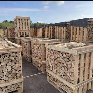 Bûches de bois de chauffage de qualité supérieure, séchées au four et assaisonnées, en bois dur varié, y compris chêne, épicéa, pin, teck, eucalyptus, bouleau frais, bois de meubles - Product Image 2