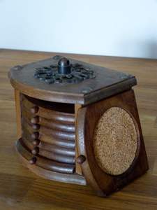 Posavasos de madera de bambú Natural, posavasos redondo y cuadrado personalizado para bebidas, fabricante al por mayor - Product Image 6