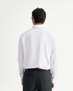 Camisa de cuello vuelto de punto liso informal de otoño para hombre con manga larga tela de bambú transpirable de Routine Vietnam - Product Image 2