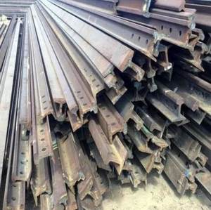 High-Grade R50 R65 <b>Rail</b> Scrap Q195 Iron HMS1 & 2 Used <b>Steel</b> <b>Rails</b> for Melting HMS Scrap - Product Image 1