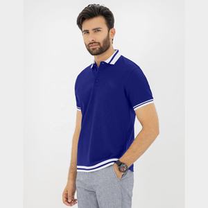 Fabricante de ropa, polos de nailon para hombre, camisetas de algodón y Spandex, polos de manga corta - Product Image 1
