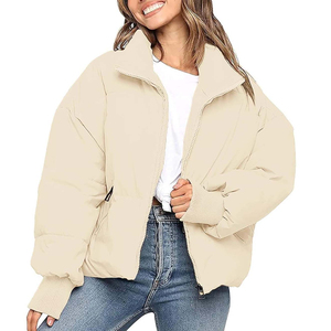 Doudoune d'hiver de haute qualité pour femmes vente en gros en vrac élégant léger à la mode manteau de mode vêtements d'extérieur chauds - Product Image 1