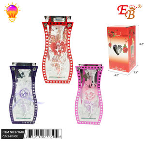 Florero de Vidrio con Diseño Moderno e Iluminación, 8.2 Pulgadas, para Decoración del Hogar, Día de San Valentín - Product Image 1