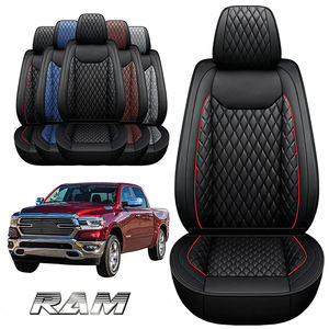 Offre Spéciale 2023 housses de siège de voiture pour 2009-2022 Dodge <span class=keywords><strong>Ram</strong></span> 1500 accessoires de housse de siège de voiture personnalisés de luxe en cuir de haute qualité - Product Image 6