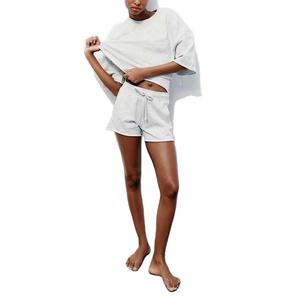 Nouveau style, ensembles deux pièces personnalisés avec shorts, conception OEM sur mesure, assortis, 100 % coton, ensembles pour femmes, vêtements pour femmes, ensembles jumeaux 2026 - Product Image 3