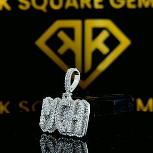 Colgante de Diamante Moissanita de Corte Brillante de Lujo Superior al por Mayor, Plata de Ley Chapada en Oro de 18k, Unisex, para Compromiso y Boda - Product Image 4