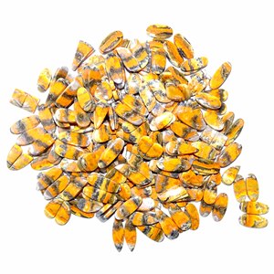 High Quality <b>Bumble</b> <b>Bee</b> Jasper Cabochon Natural Quartz Loose Gemstone Pair for Jewellery Making-India Supplier - Product Image 6