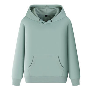 Dernier modèle de sweat à capuche personnalisé 350GSM French Terry Plover pour hommes vêtements brodés en coton lourd - Product Image 3