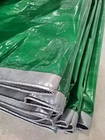 Bâche PE imperméable et stabilisée aux UV, tissu robuste et durable pour la protection des matériaux de construction et du béton – Offre Spéciale