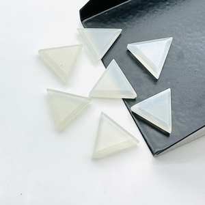 Piedra Lunar Gris Natural, Forma Triangular, Gema Suelta, Calidad 12 MM, Piedra para Joyería y Artesanía - Product Image 4