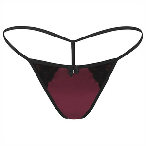 Braguitas de Mujer Elegantes y Cómodas de Spandex/Nailon/Algodón con Pedrería, Tejido Personalizado OEM, Corte Medio, Estilo Hipster para Uso Diario - Product Image 2