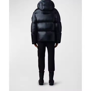 Veste en duvet de canard Vêtements d'hiver Manteau Camo Print Ultra Light Weight Feather Casual Black Logo Printed NylonMen snow jacket - Product Image 3