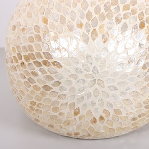Jarrón Decorativo de Mosaico de Nácar Premium, Proveedor de Vietnam, OEM ODM, Decoración del Hogar, Florero, Elegante Artesanía de Concha Hecha a Mano - Product Image 2