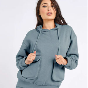 Ensemble de survêtements d'entraînement et de jogging deux pièces décontracté pour femme Dernière conception avec logo imprimé pour la saison d'automne et d'hiver - Product Image 1