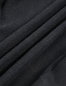 Sweat à capuche unisexe décontracté d'hiver, style vintage classique, coupe ample, avec fermeture éclair, 100% coton, couleur unie, orné de strass adhésifs - Product Image 2