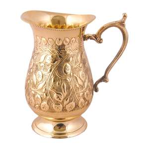 Jarra de Agua Decorativa de Latón de Lujo con Aspecto Vintage, Jarra Hecha a Mano para Uso en el Hogar, Oficina y Restaurantes, de Proveedor Indio - Product Image 3