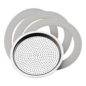 Juego de 3 piezas para cafetera de 6 tazas, junta y filtro para cafeteras Moka, modelo 02CF038 RG1 - Product Image 1