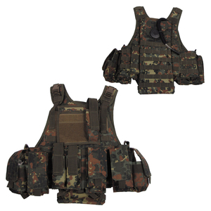 Gilet lesté tactique durable de haute qualité, gilet d'entraînement musculaire à vente chaude, réglable, service OEM, gilet tactique - Product Image 1