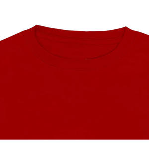 เสื้อยืดลำลองผู้ชายไซส์ใหญ่ สีแดง ปักโลโก้คุณภาพสูง ปรับแต่งได้ น้ำหนัก 220 กรัม ผ้าฝ้ายออร์แกนิค 100% ระบายอากาศได้ดี - Product Image 2