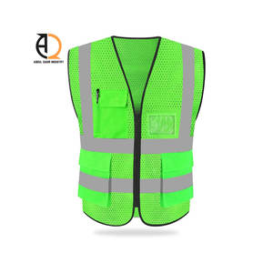 Gilets de sécurité réfléchissants en tissu tricoté pour le travail, haute visibilité, vente en gros - Product Image 6