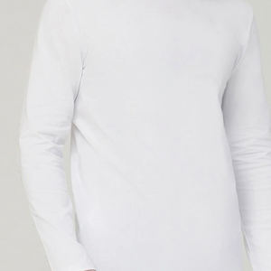 2025 Nueva camiseta en blanco personalizada para hombre, venta al por mayor, Camiseta de algodón liso de manga larga Unisex para impresión de logotipo - Product Image 6