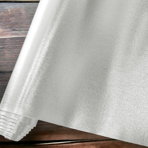 Color Silver Genuine Leather Sheets Wholesale Raw Material Leather Pieces <b>Square</b> for Crafts Heavy Weight for Making DIY Purpose - Product Image 1