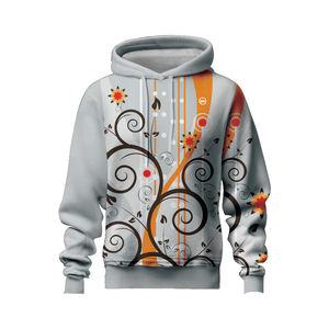 ชุดกีฬาผ้ายีนส์ของผู้หญิงเสื้อมีฮู้ดลำลองแขนเต็มรูปแบบพิมพ์ลายสัตว์แห้งเร็วฤดูร้อน - Product Image 2