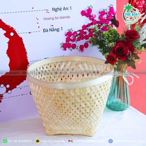 HOT SELLING PRODUCT Organize Naturally with Eco-Friendly <b>Bamboo</b> <b>Baskets</b> Export From Vietnam - Product Image 6