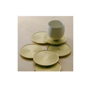 Dessous de verre en pierre en laiton cadeau cuisine nuage caboteur ensemble café thé bière boisson tasse tasse sous-verres en pierre à vendre - Product Image 1