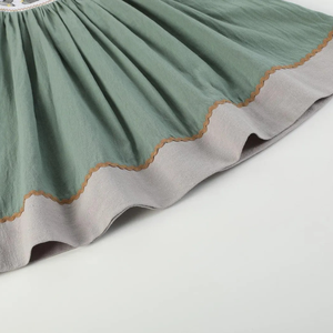 Handmade Smocked Soft Linen Dress for <b>Baby</b> Girls Casual Style for Toddler's <b>First</b> Birthday OEM Made in Vietnam - Product Image 4