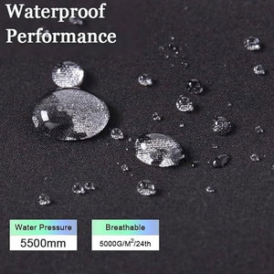 กางเกงสกีแบบ unisex ระบายอากาศได้ดี กันน้ำ 10,000 มม. สำหรับกิจกรรมกลางแจ้ง เดินป่า บุขนแกะ เหมาะสำหรับกีฬาฤดูหนาว มีกระดุม - Product Image 4