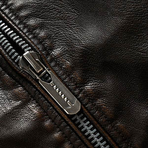 Chaquetas de cuero para hombre transpirables de Venta caliente profesionales con impresión de logotipo personalizado negro completo de buena calidad - Product Image 6