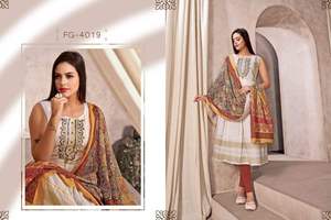 Elegante mejor tela Ropa Étnica Mal algodón con espejo Real trabajo manual Kurti pantalón con proveedor Dupatta DE LA India - Product Image 5