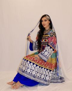 Vêtements traditionnels faits à la main robe afghane haute qualité meilleur matériel afghan Vintage femmes robes 0537 - Product Image 3
