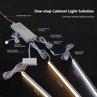 Nouveautés : Bande lumineuse encastrée à découpe libre, avec capteur LED, étanche, pour armoire et salon