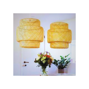 Abat-jour en osier haute qualité suspension hôtel décoration nouveaux designs personnalisation fabricant du Vietnam - Product Image 1